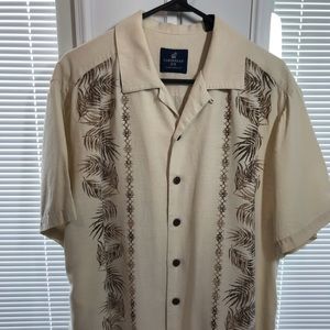 Caribbean Joe 100% silk shirt
